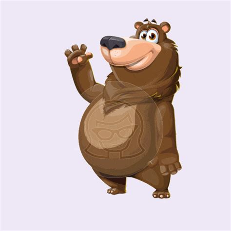 cartoon bear gif.